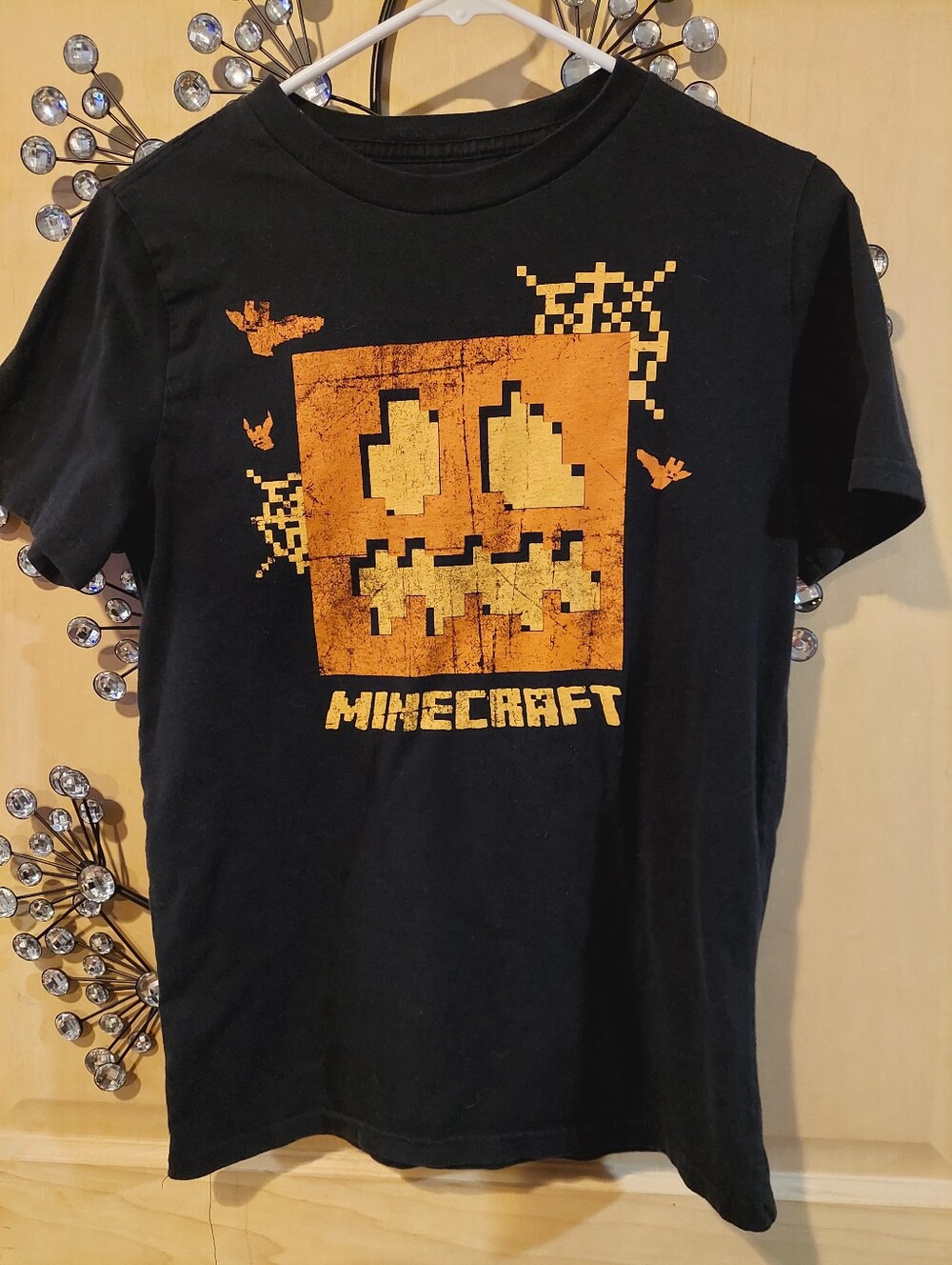 pumpkin minecraft tshirt